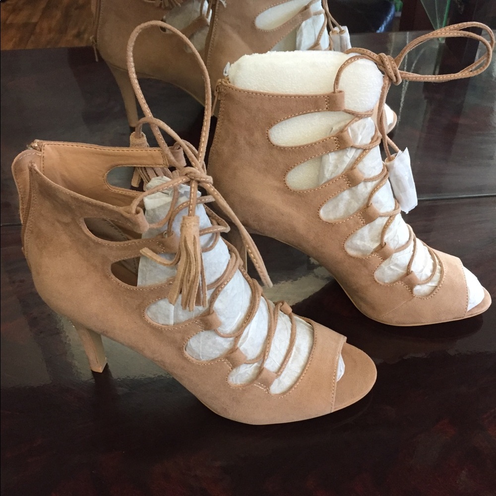 Suede  booties